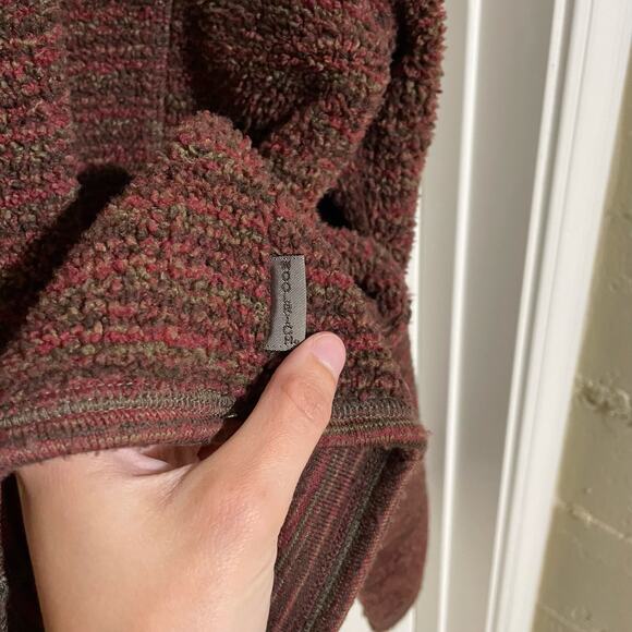 Vintage Woolrich Black Cherry Womens Red Full Zip Jacket Large Gorpcore hiking - Picture 8 of 11